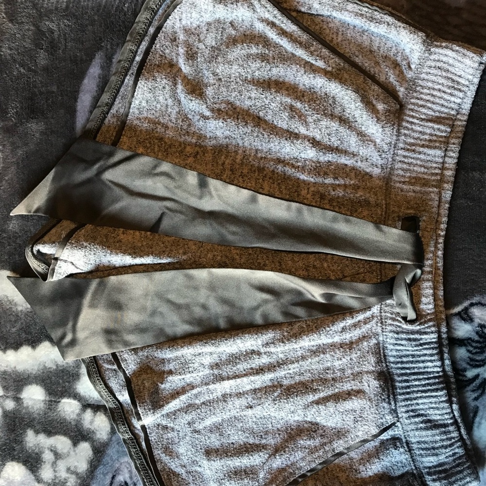 Abercrombie & Fitch Heather Gray Knit Shorts